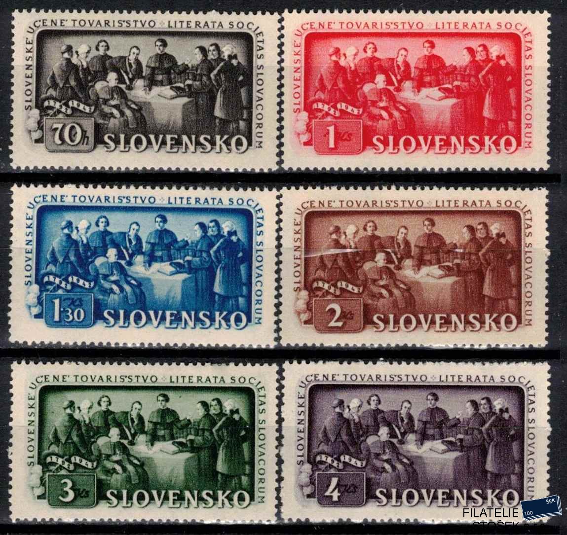 Slovensko známky 75-80