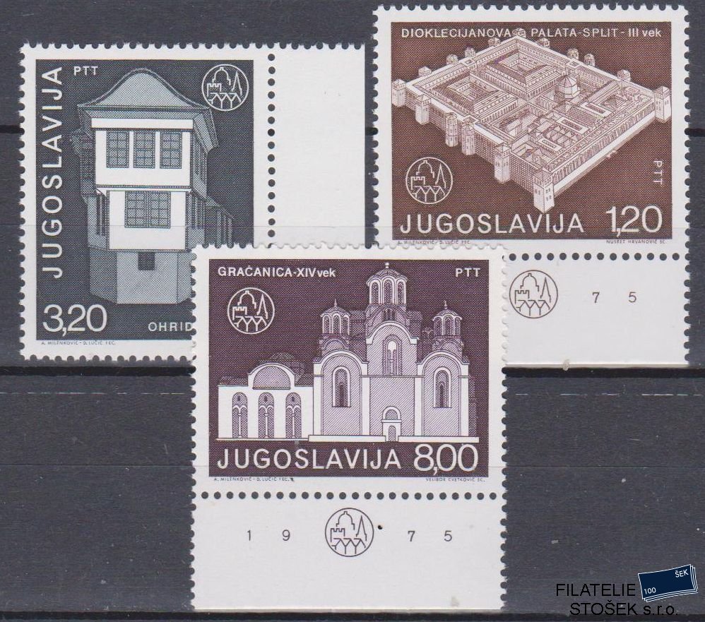 Jugoslávie známky Mi 1627-29