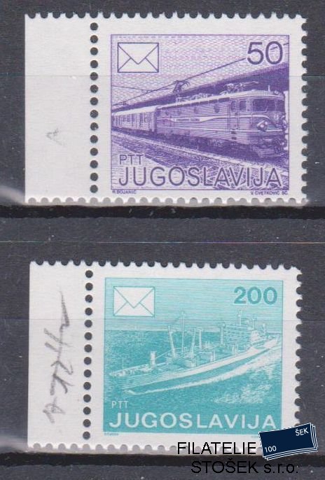 Jugoslávie známky Mi 2175-76A