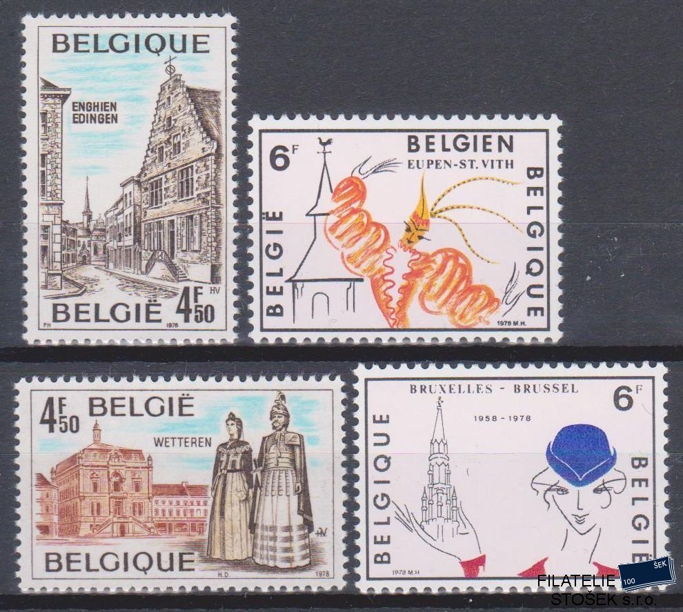 Belgie známky Mi 1959-62