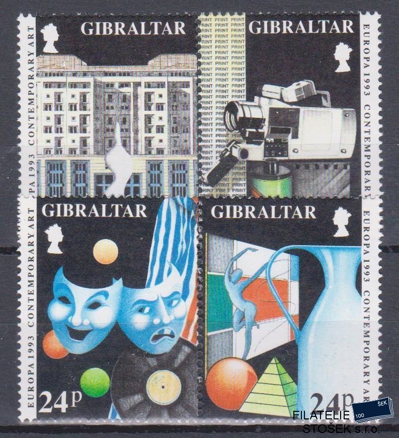 Gibraltar známky Mi 654-57