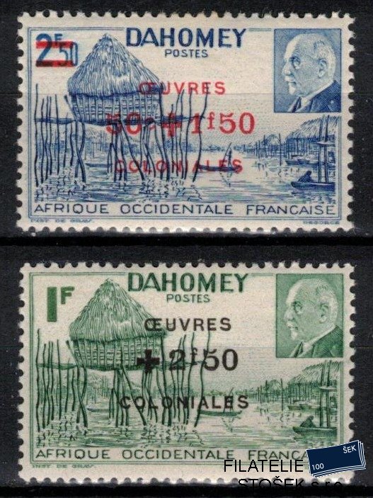 Dahomey známky Yv 153-4