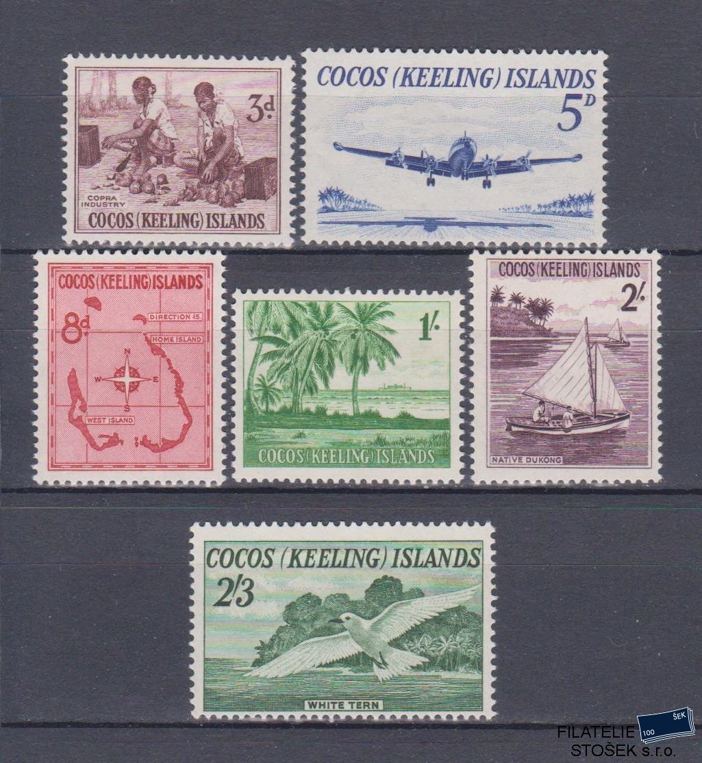 Cocos Islands známky Mi 1-6