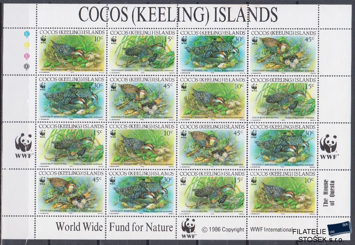 Cocos Islands známky Mi 267-70 KL