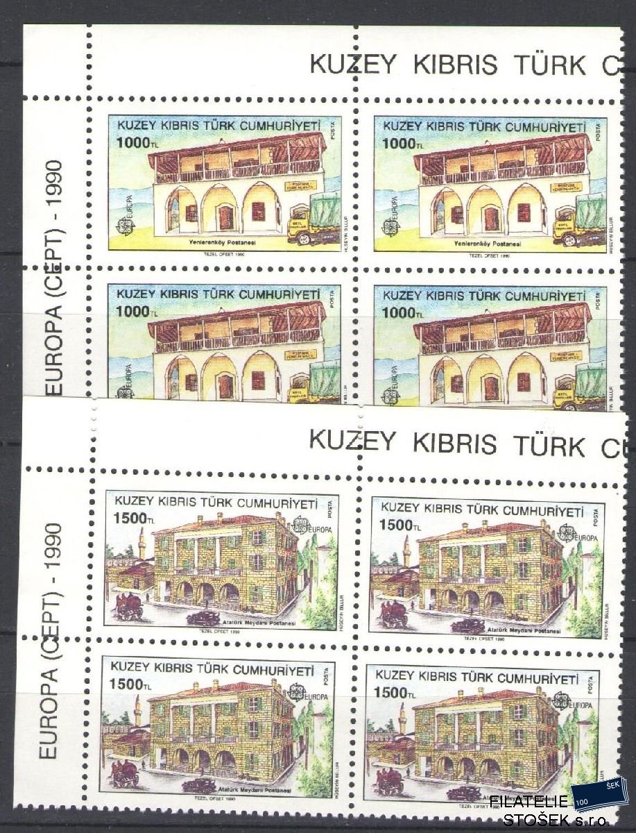 Turecký Kypr známky Mi 273-74 4 Blok