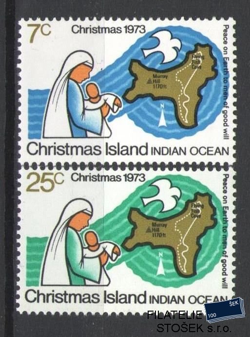 Christmas Island známky Mi 59-60