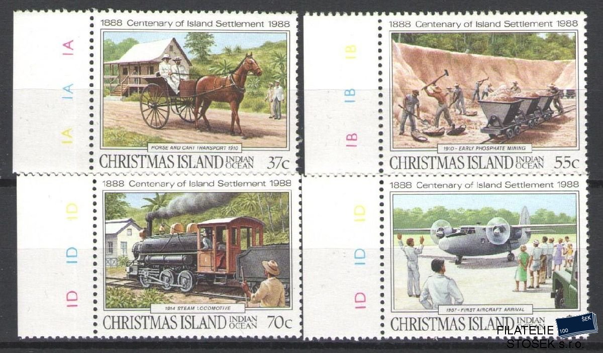 Christmas Island známky Mi 262-65