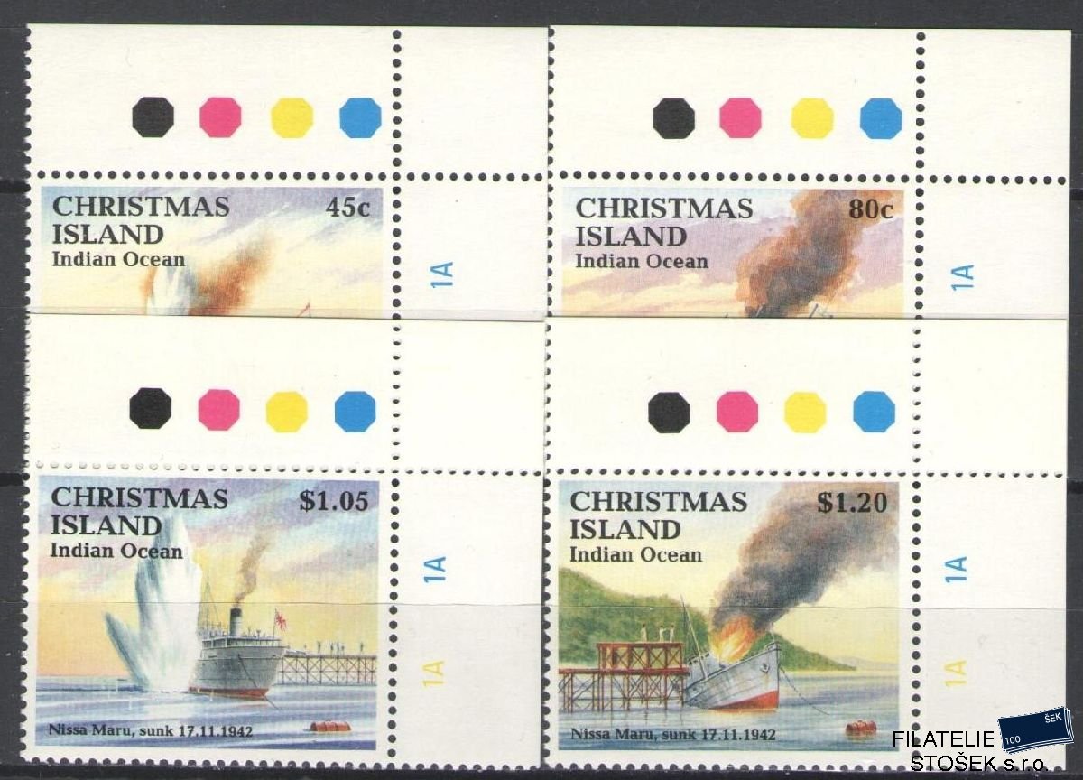 Christmas Island známky Mi 361-64