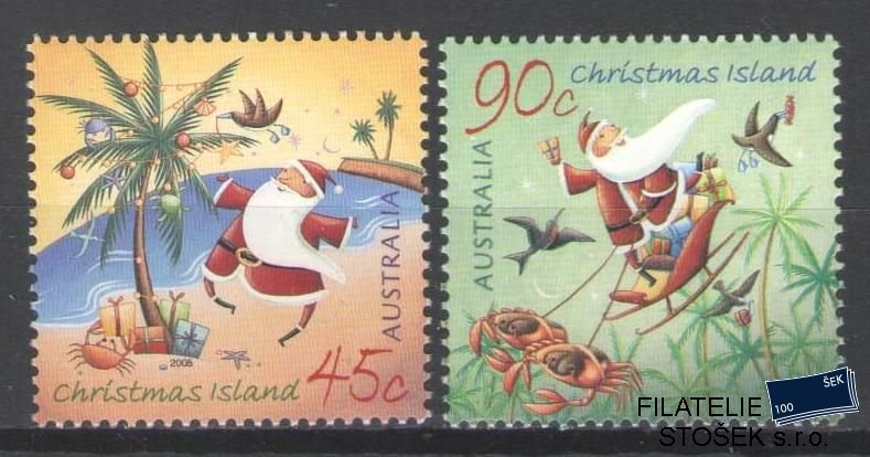 Christmas Island známky Mi 565-66