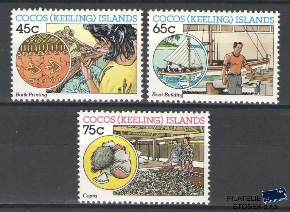 Cocos Islands známky Mi 177-79