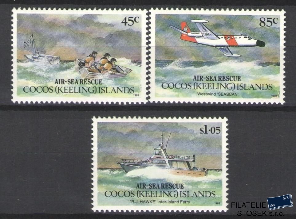 Cocos Islands známky Mi 299-301