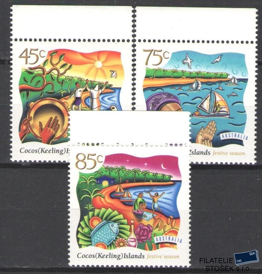 Cocos Islands známky Mi 354-56