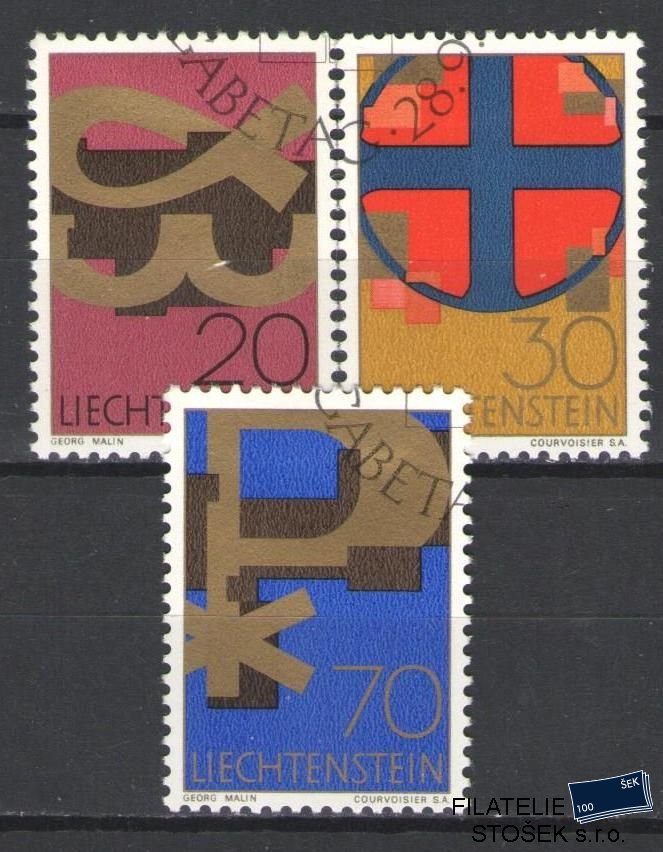 Liechtenstein známky Mi 482-84