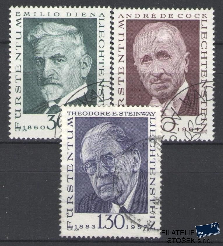 Liechtenstein známky Mi 570-72