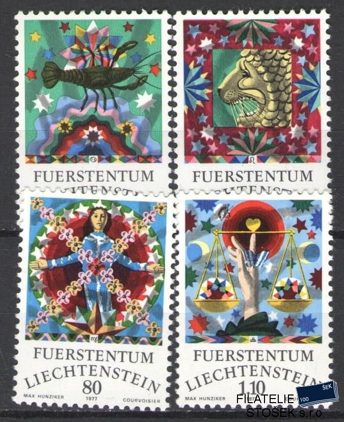 Liechtenstein známky Mi 669-72