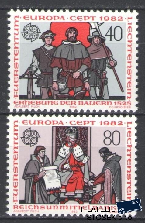 Liechtenstein známky Mi 791-92