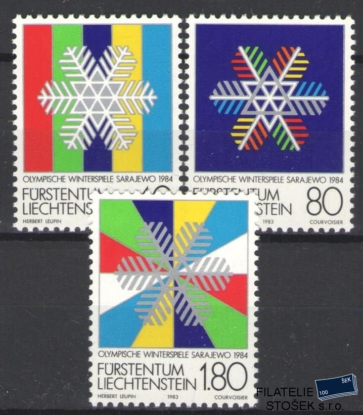 Liechtenstein známky Mi 834-36