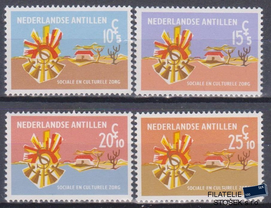 Niederlandse Antillen známky Mi 190-93