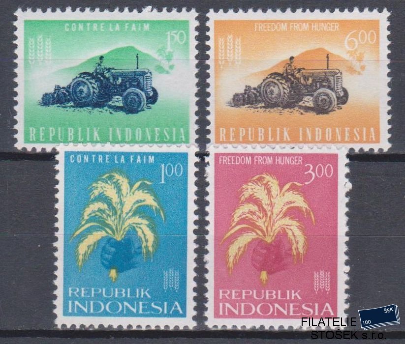 Indonesie známky Mi 388-91