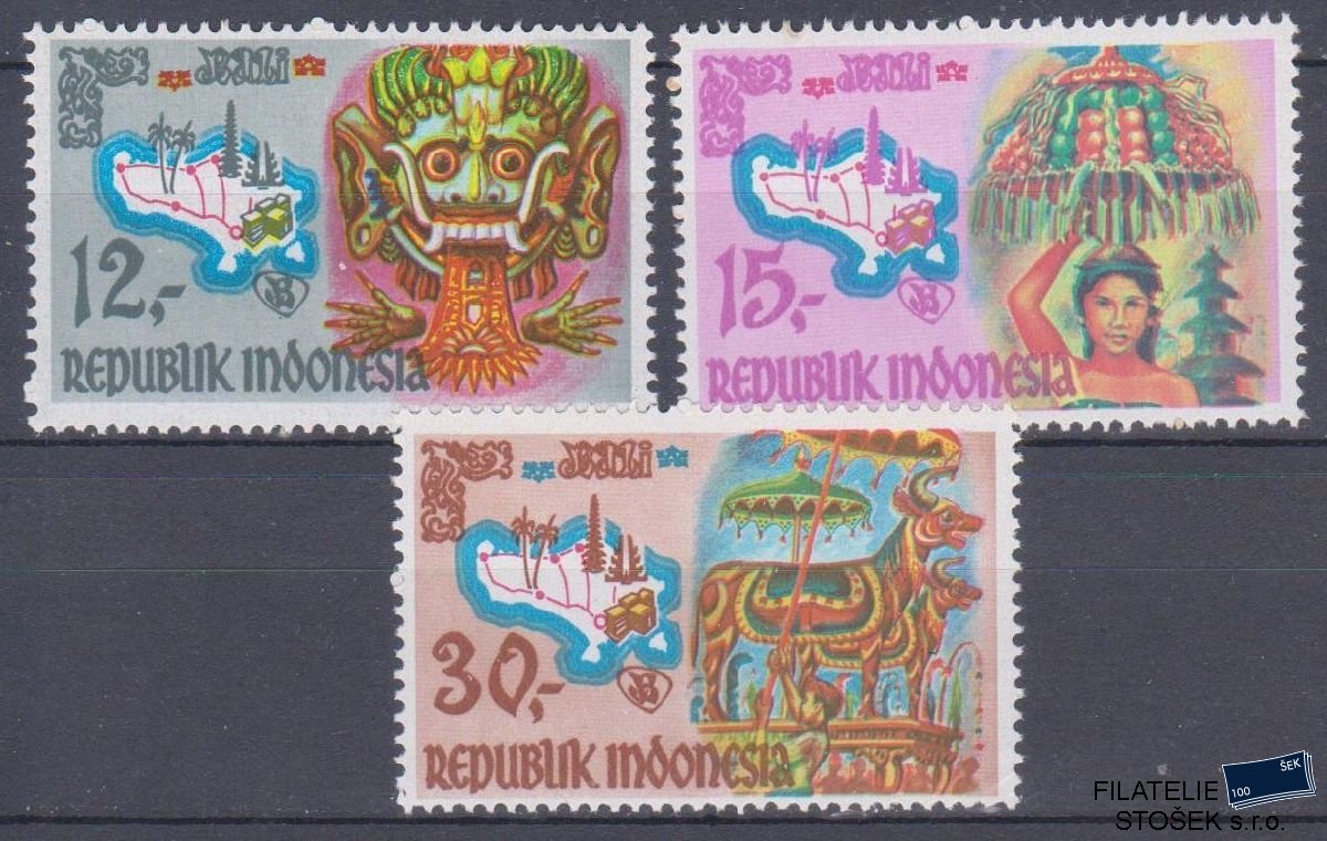 Indonesie známky Mi 641-43