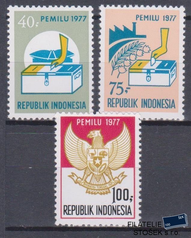 Indonesie známky Mi 860-62