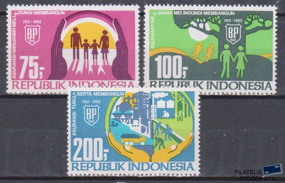 Indonesie známky Mi 1039-41