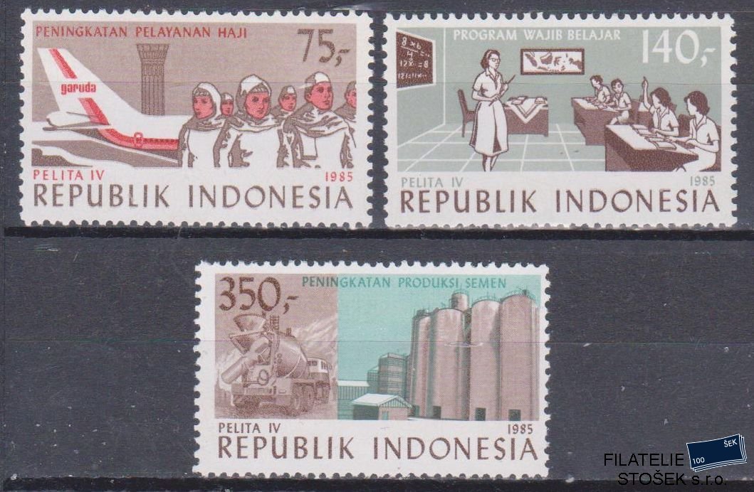 Indonesie známky Mi 1165-67