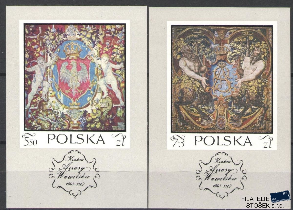 Polsko známky Mi Blok 43-44