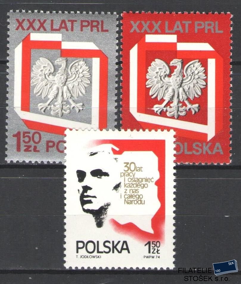 Polsko známky Mi 2324-26