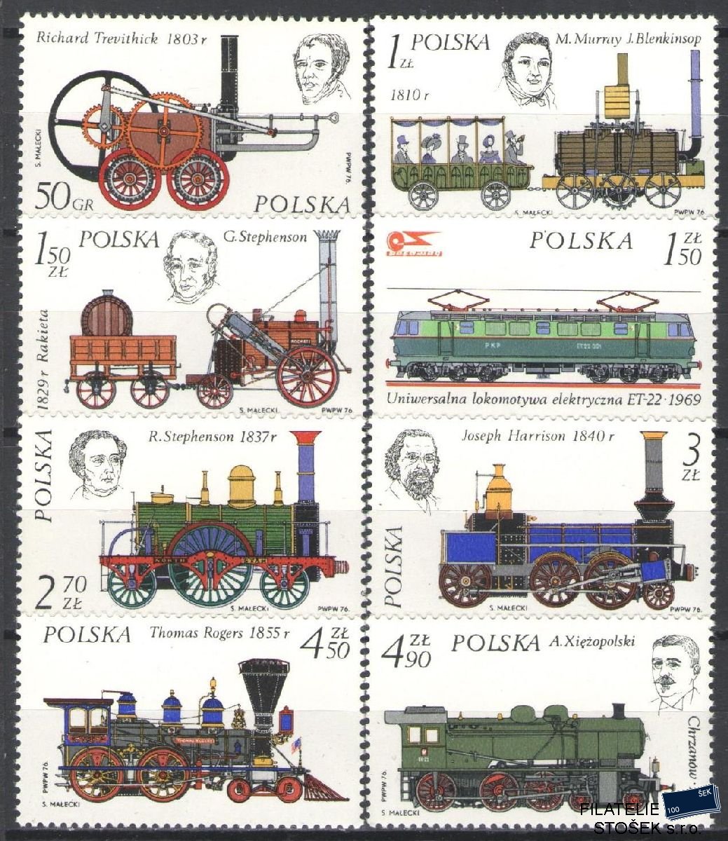 Polsko známky Mi 2427-34