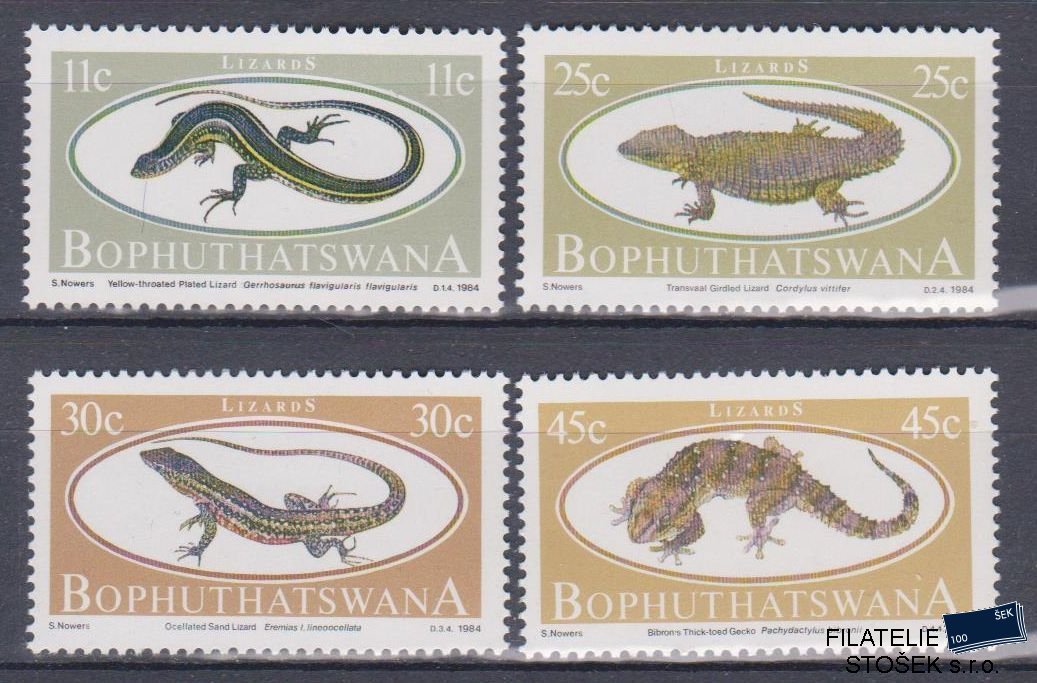 Bohuptswana známky Mi 129-32