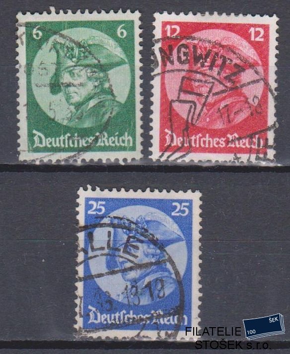 Deutsches Reich známky Mi 479-81