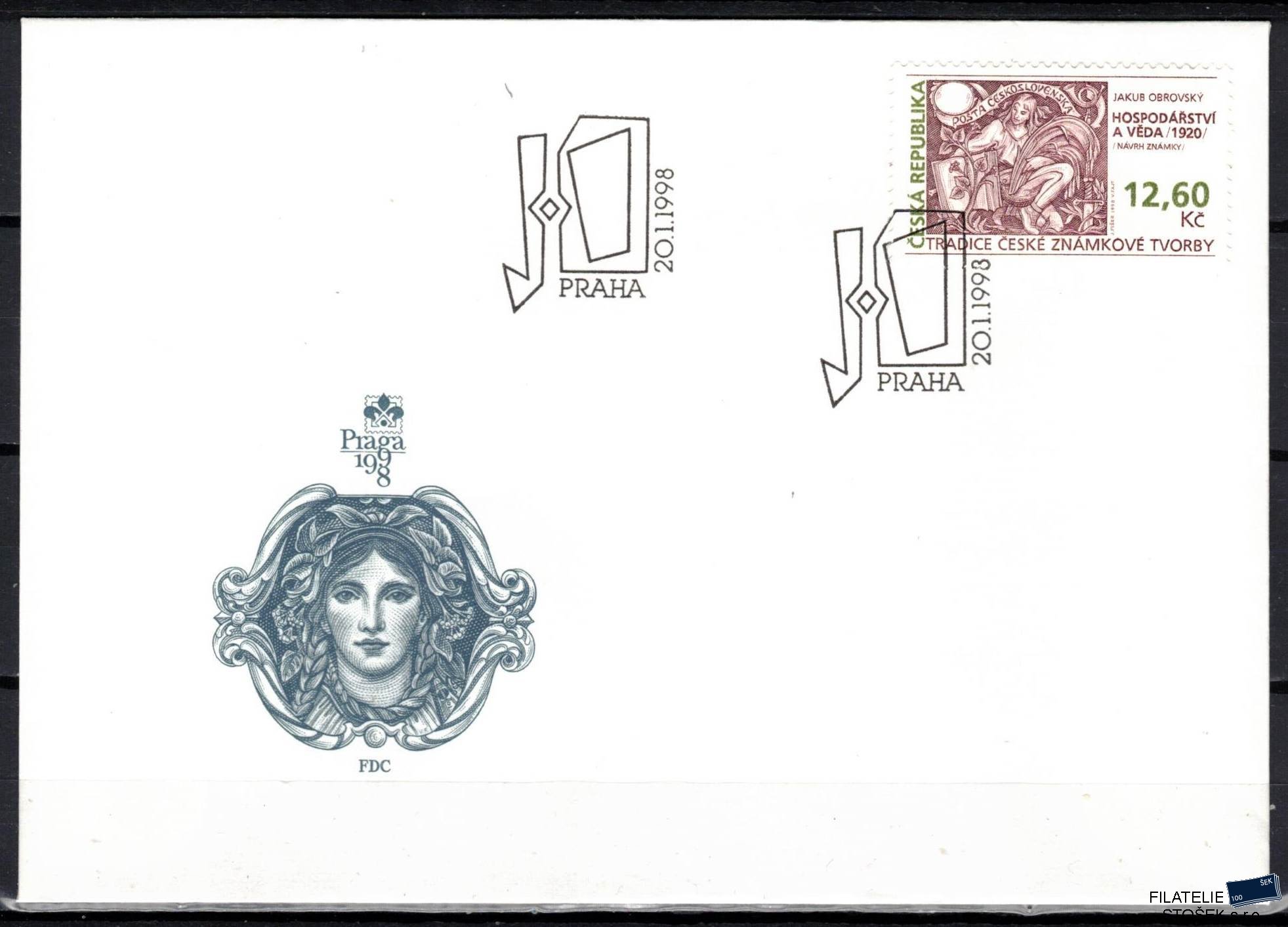 Česká republika známky 166 FDC