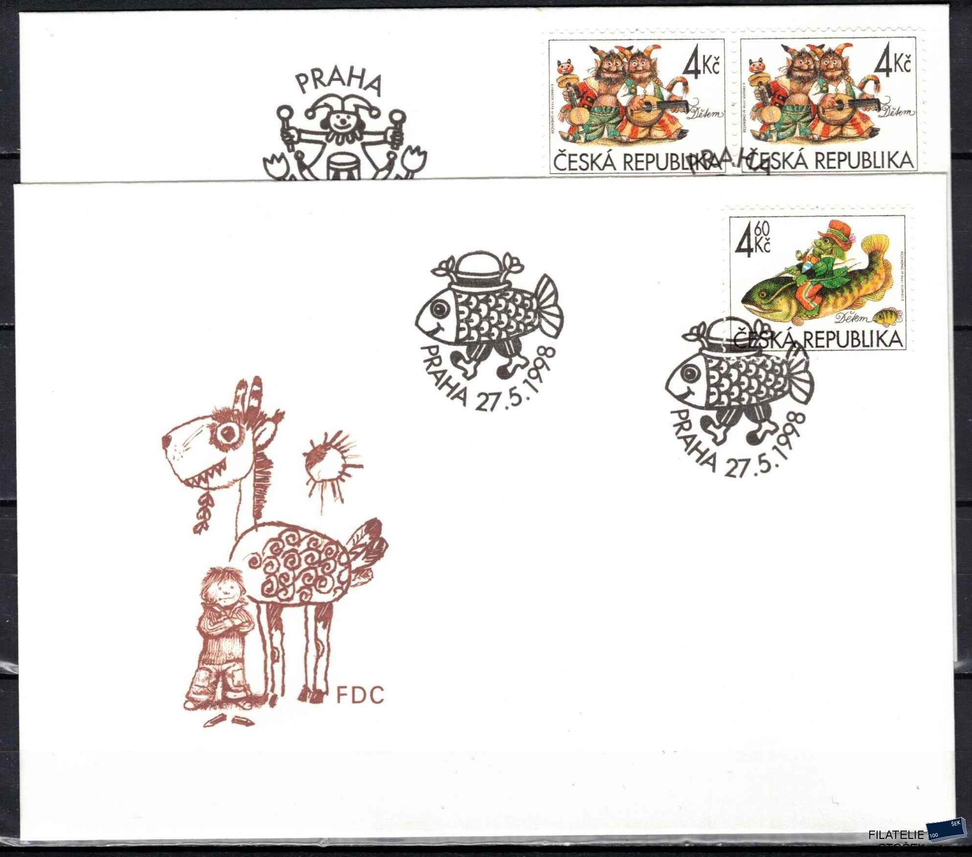 Česká republika známky 189-90 2x FDC