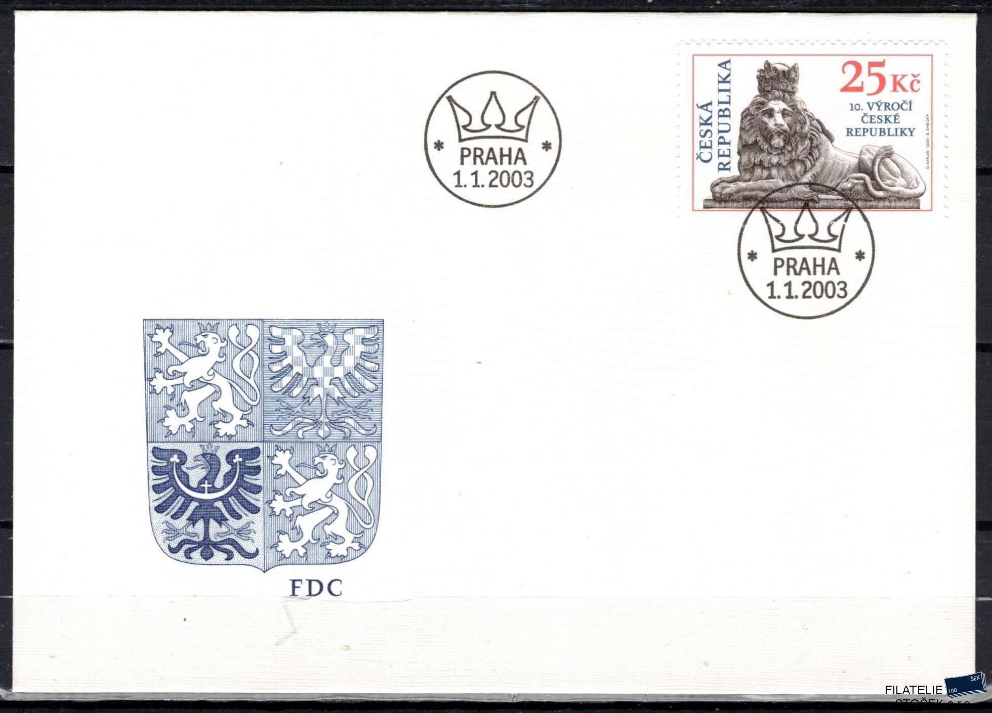 Česká republika známky 346 FDC