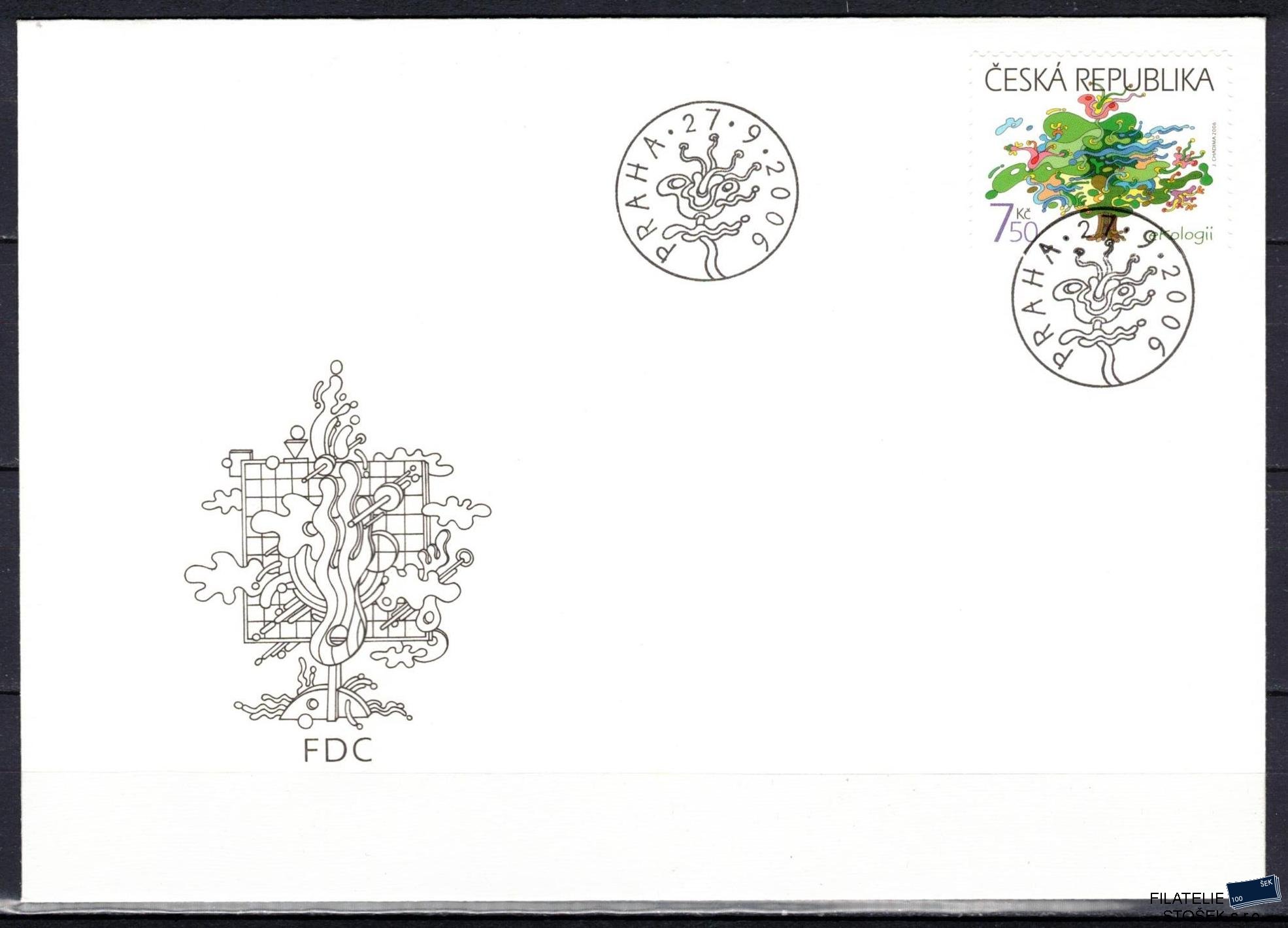 Česká republika známky 489 FDC