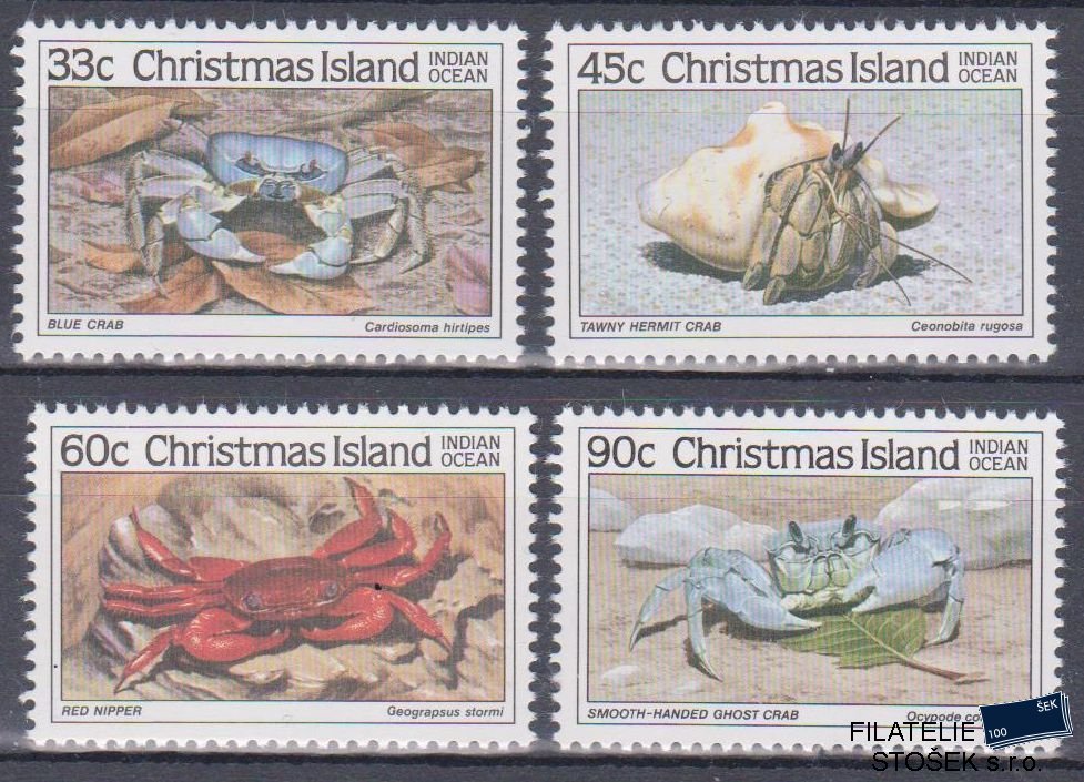 Christmas Islands známky Mi 203-206