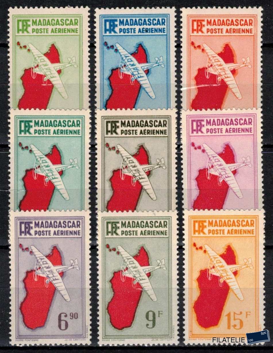 Madagaskar známky Yv PA 16-24