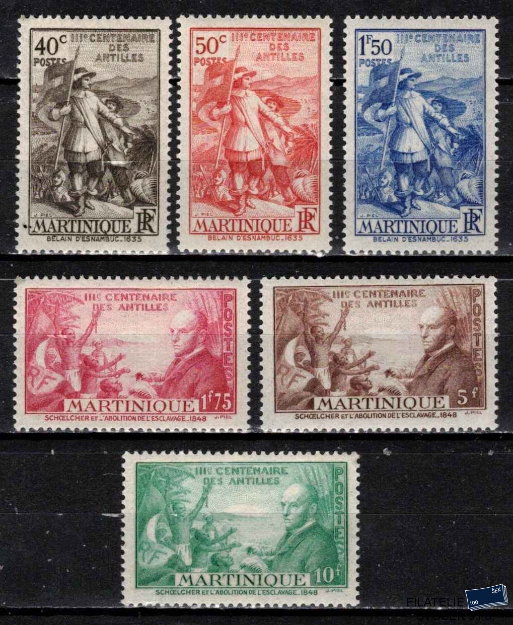 Martinique známky Yv 155-60