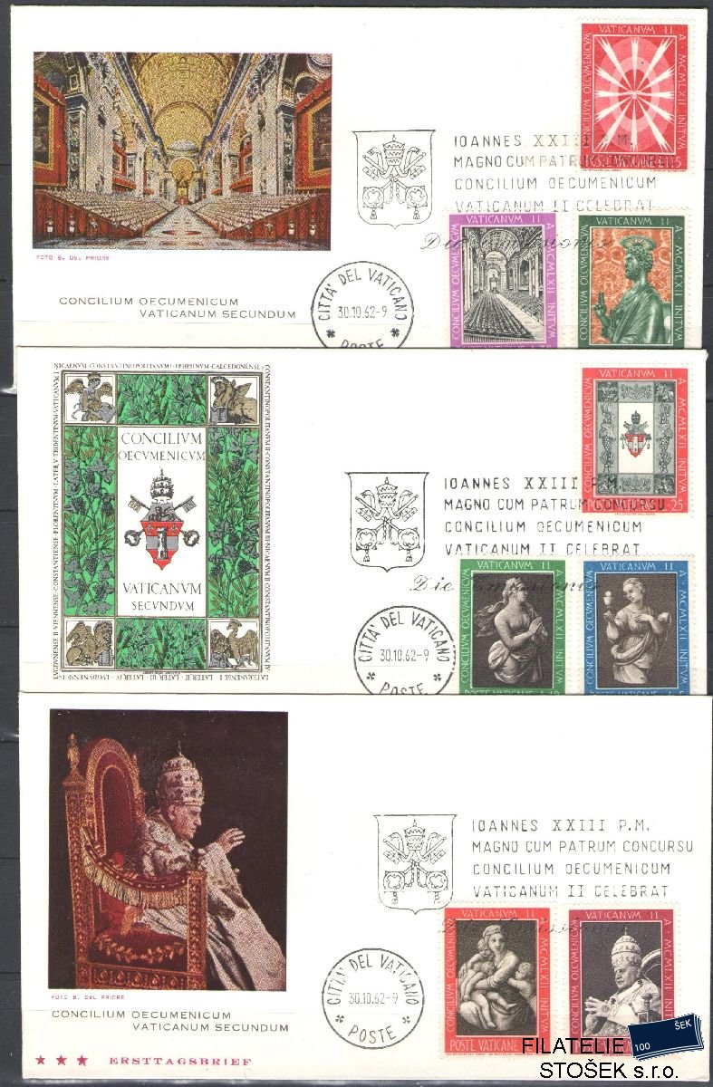 Vatikán celistvosti Mi 412-19 FDC