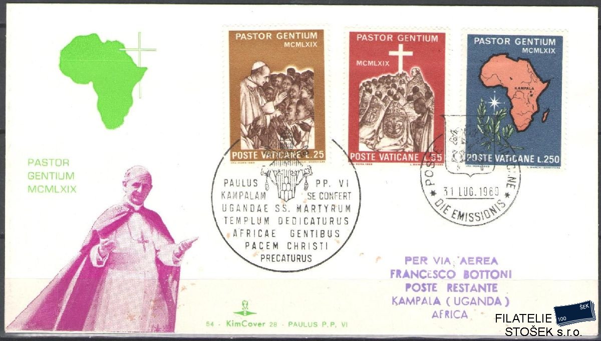 Vatikán celistvosti Mi 550-52 FDC