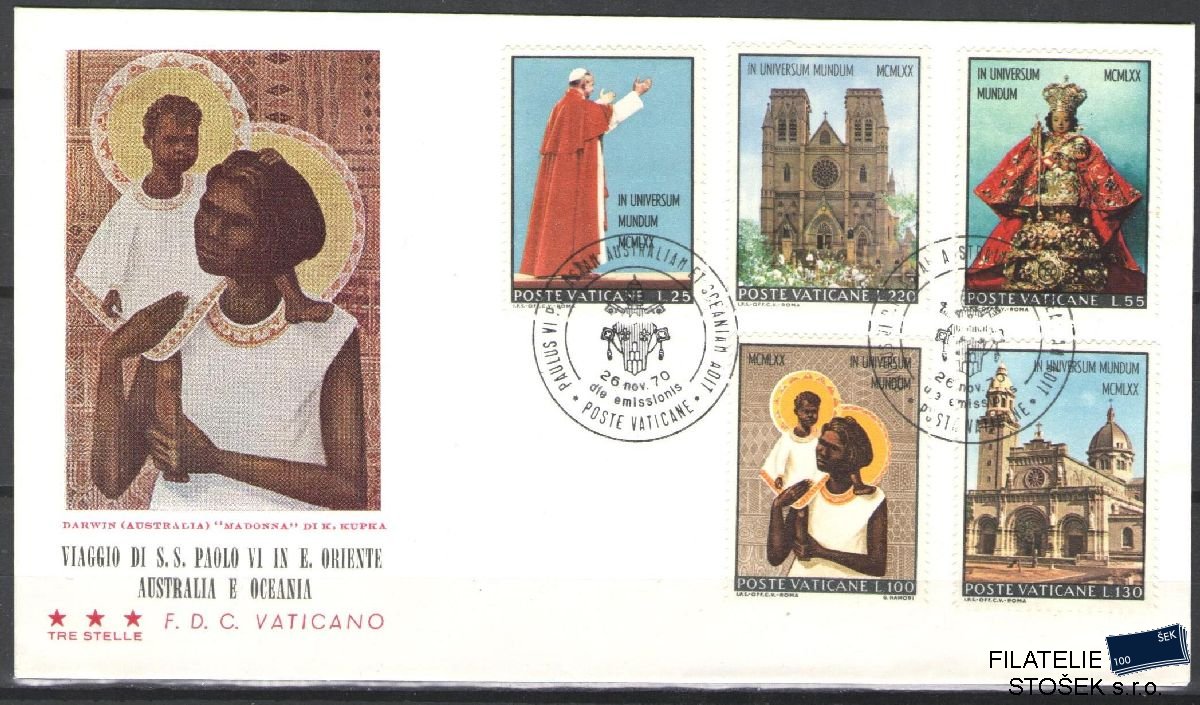 Vatikán celistvosti Mi 572-76 FDC