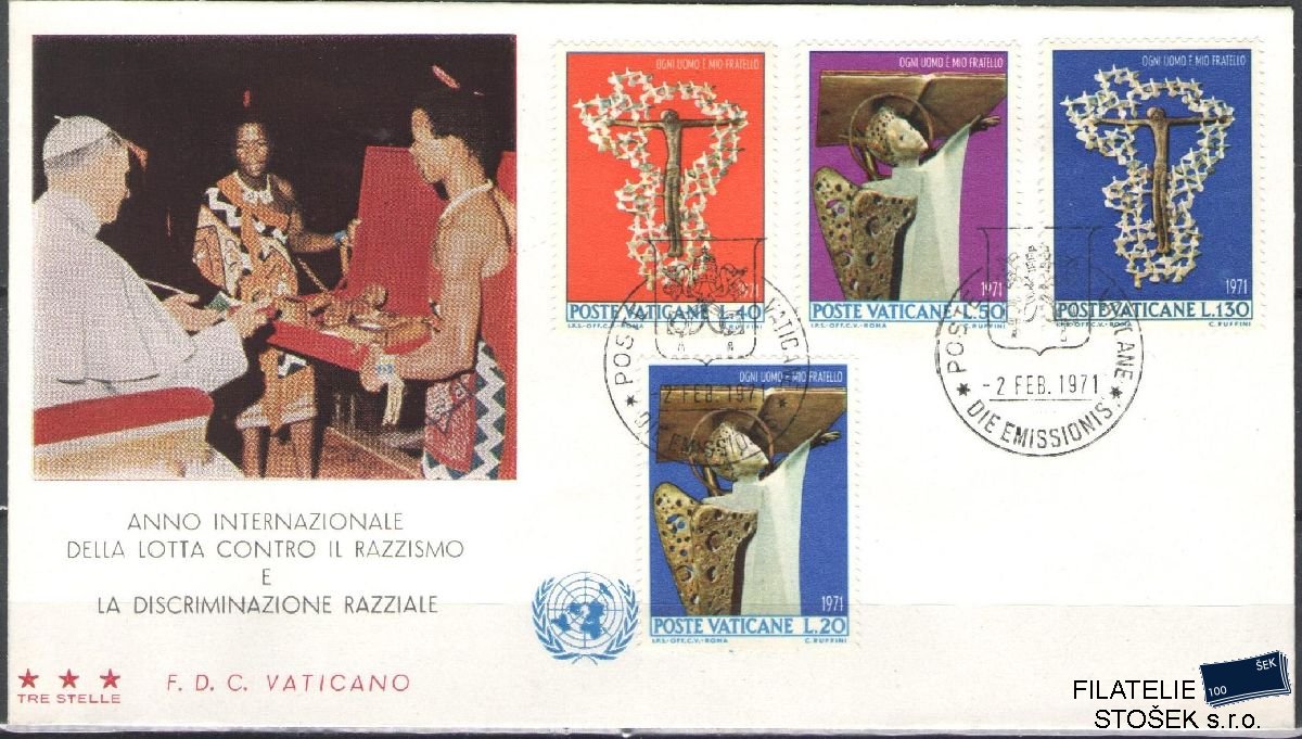 Vatikán celistvosti Mi 577-80 FDC