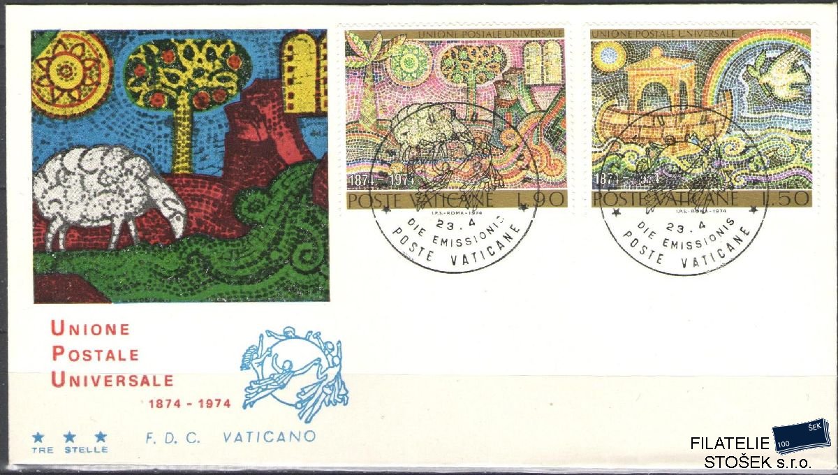 Vatikán celistvosti Mi 633-34 FDC