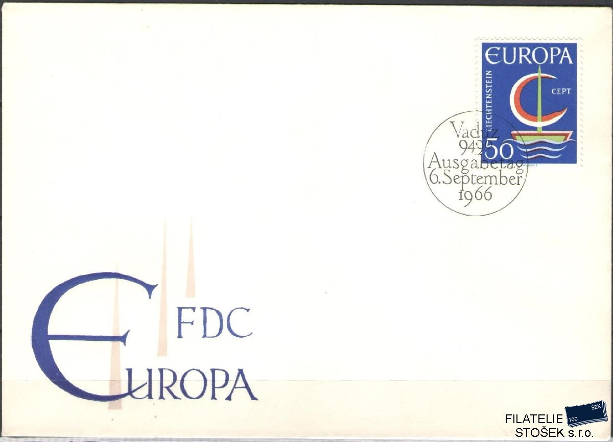 Liechtenstein celistvosti Mi 469 FDC