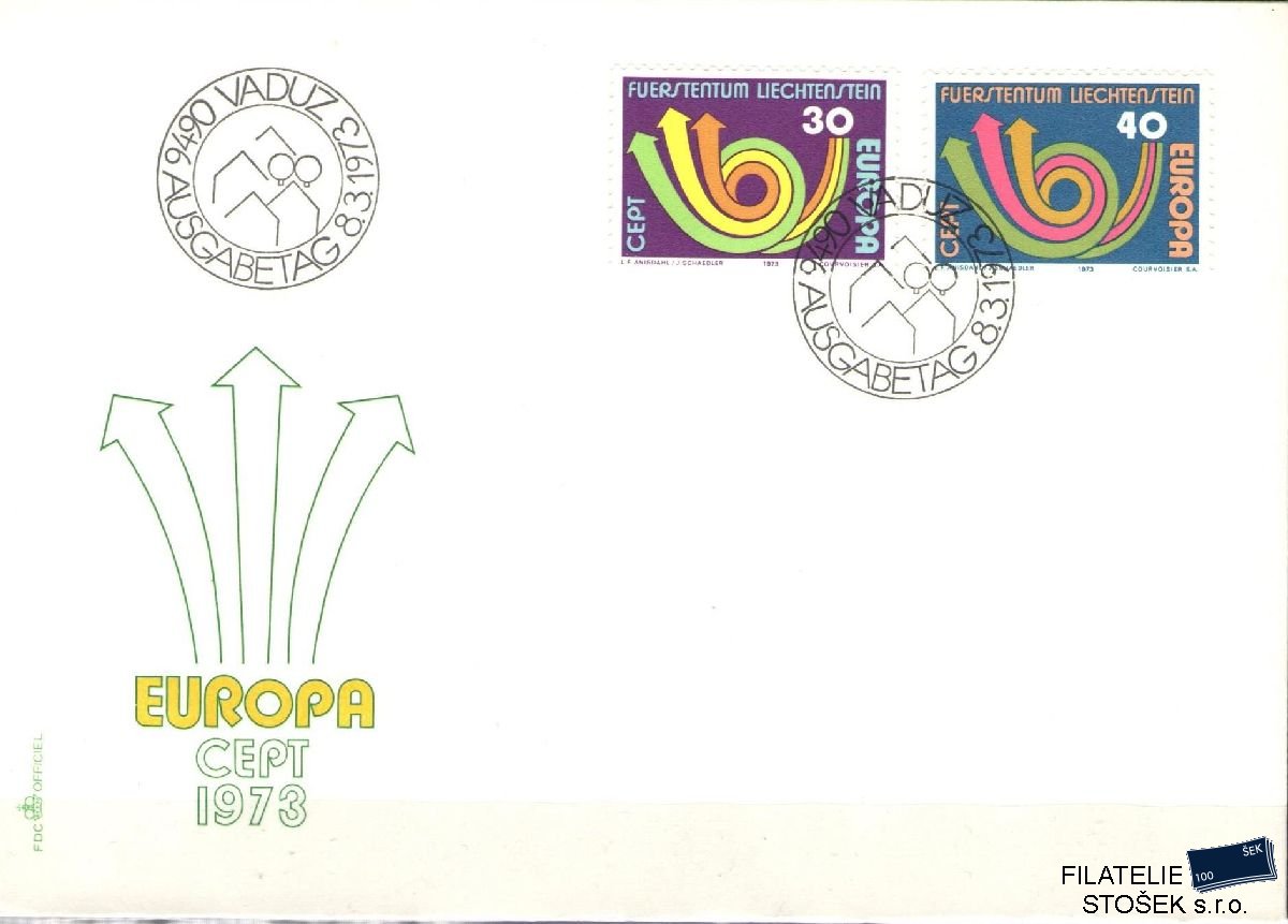 Liechtenstein celistvosti Mi 579-80 FDC