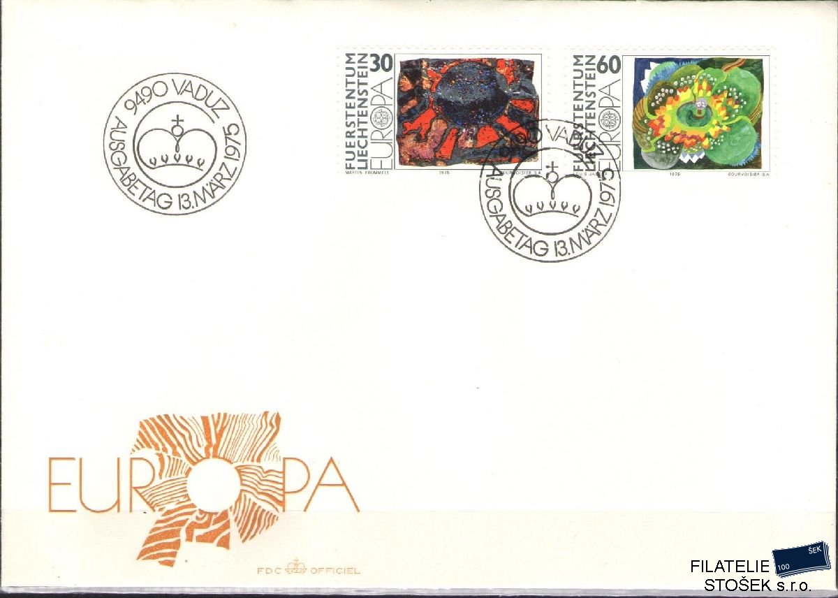 Liechtenstein celistvosti Mi 623-24 FDC