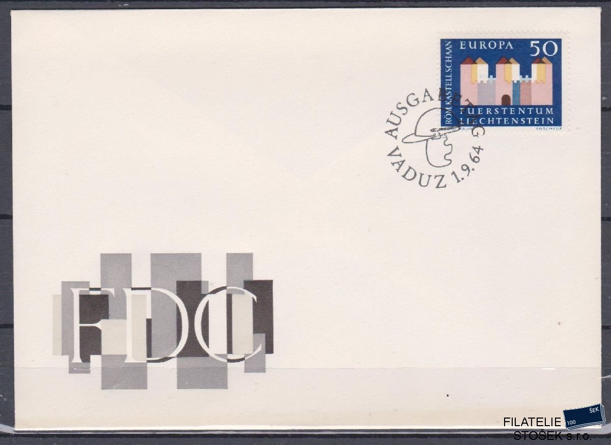 Liechtenstein celistvosti Mi 444 FDC