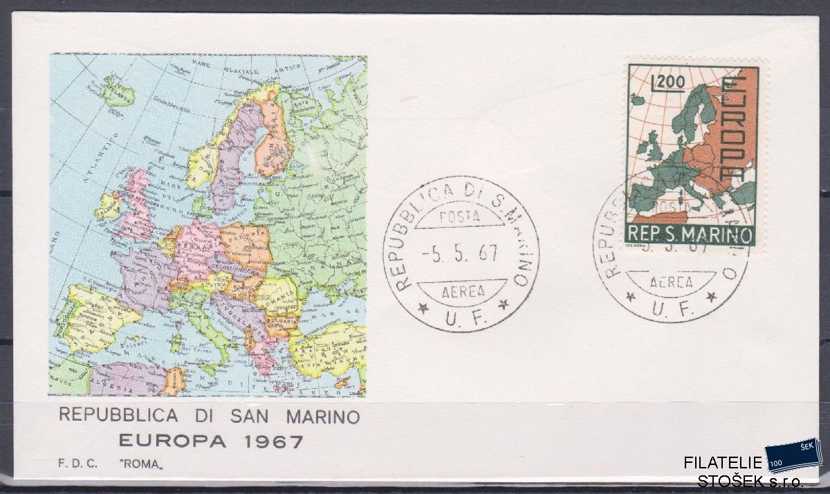 San Marino celistvosti Mi 890 FDC