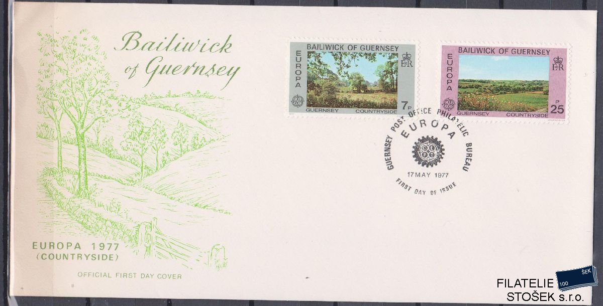 Guernsey celistvosti Mi 147-48 FDC